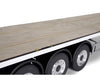 Carson 1/14 3-axle flatbed trailer III steel