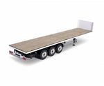 Carson 1/14 3-axle flatbed trailer III steel