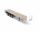 Carson 1/14 3-axle flatbed trailer III steel