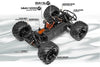 HPI Racing Bullet MT Flux 4WD - HPI 110663 Electric Monster Truck 1/10 Fjernstyret Bil