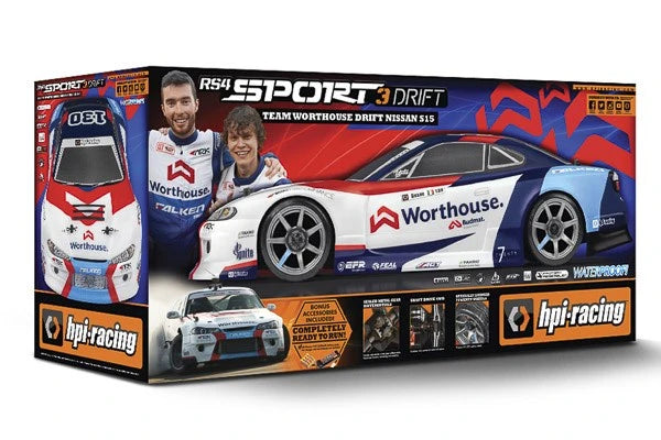 HPI Racing Sport 3 Drift Worthouse James Dean Nissan S15 1/10 Fjernstyret Bil