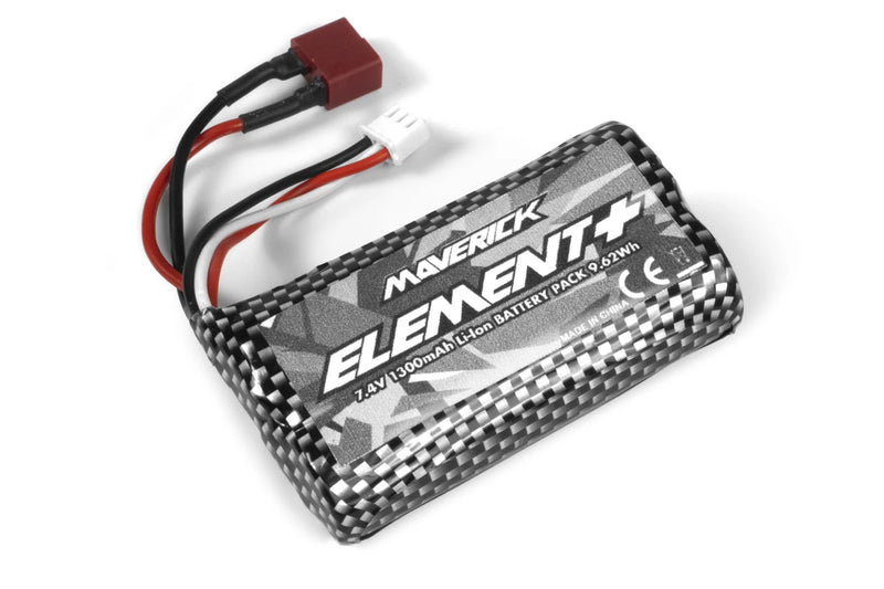 Maverick RC Maverick Element 7.4V 1300mAh Li-Ion Battery Pack - MV 150544