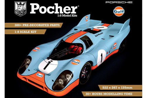 POCHER Porsche 971K Gulf Edition 1/8 Modelbil