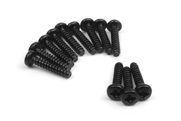 Blackzon Pan Head Self Tapping Screws 3x15mm (12pcs)