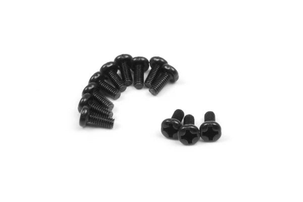 Blackzon Pan Head Screws 2.5x6mm (12pcs)