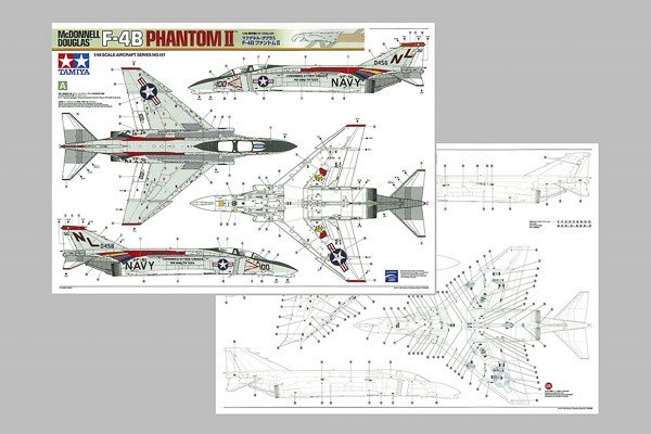 TAMIYA 61121 1/48 McDonnell Douglas ™ F-4B Phantom II ™ Modelfly