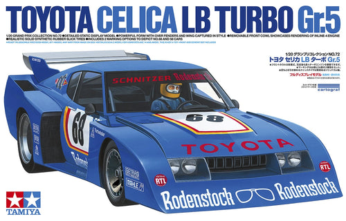 TAMIYA 20072 1/20 Toyota Celica LB Turbo Gr.5 Modelbil