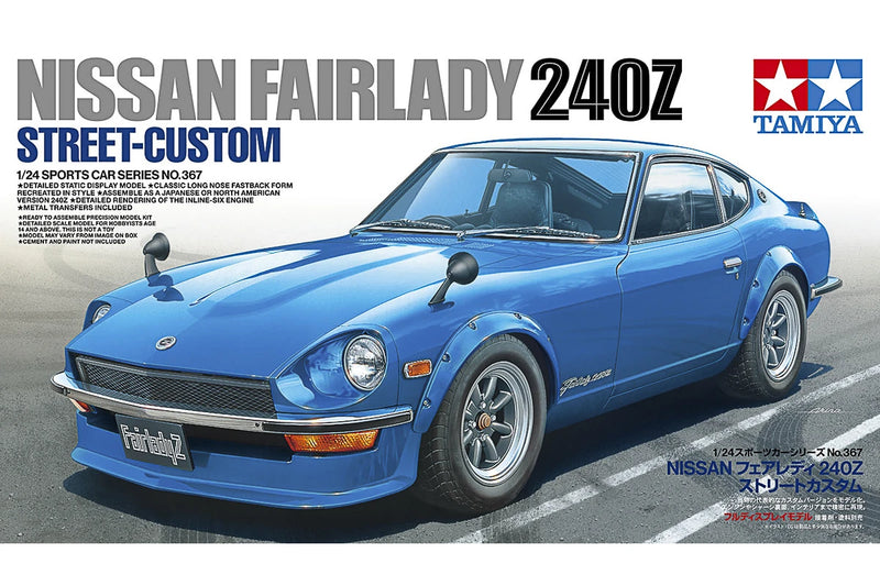 TAMIYA 24367 1/24 Nissan Fairlady 240Z Street-Custom Modelbil