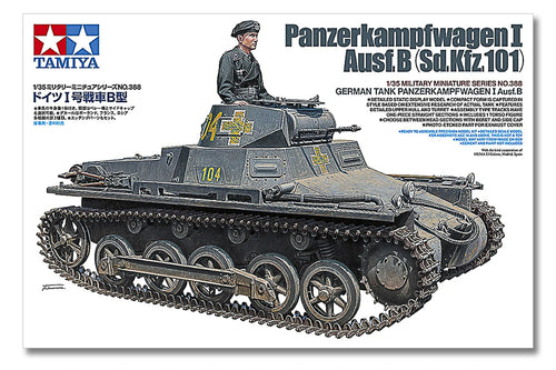 TAMIYA 35388 1/35 German Tank Panzerkampfwagen I Ausf.B Byggesæt