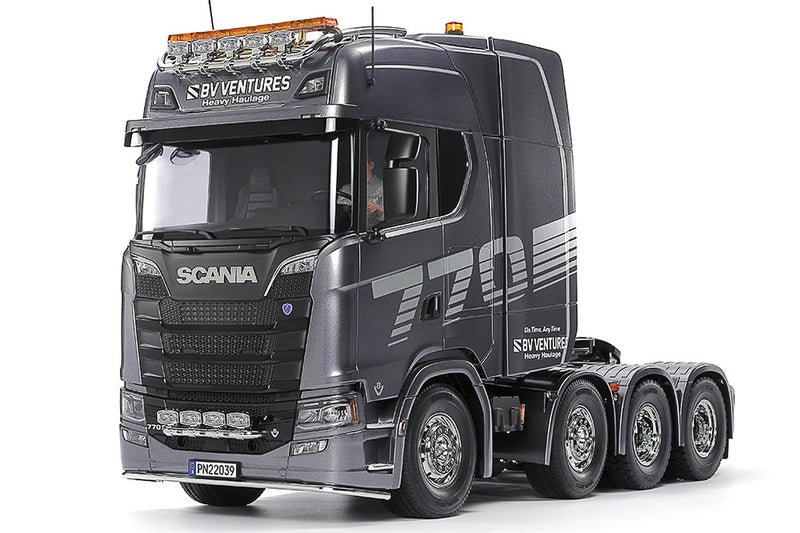 TAMIYA 56376 Scania 770S 8x4/4 (Gun Metal) Fjernstyret Lastbil