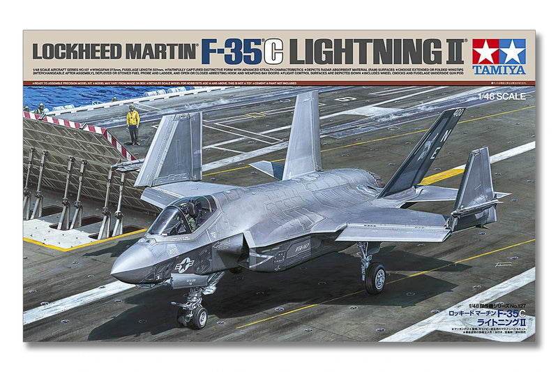 TAMIYA 61127 1/48 Lockheed Martin® F-35®C Lightning Ⅱ® Modelfly