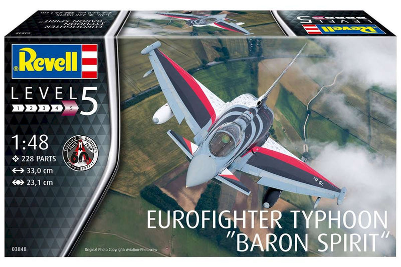 REVELL 1:48 Eurofighter Typhoon "BARON SPIRIT" Modelfly