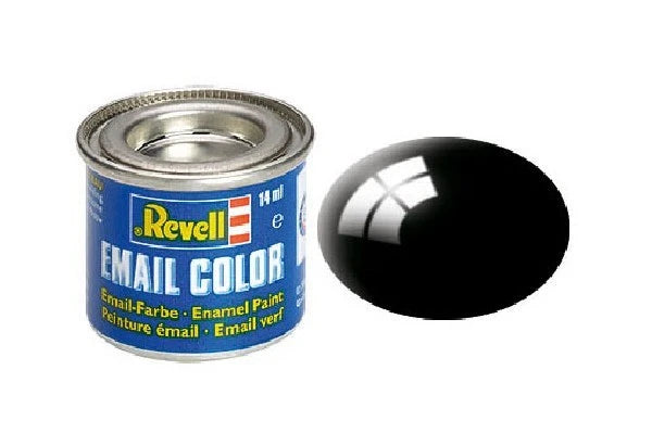 REVELL Enamel 14 ml. black, gloss