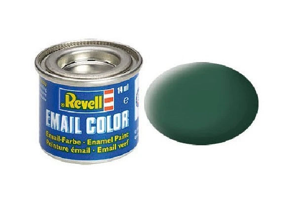 REVELL Enamel 14 ml. dark green, mat