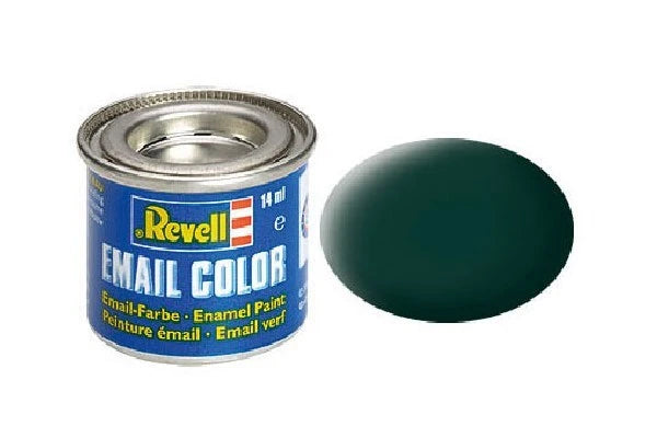 REVELL Enamel 14 ml. black-green mat