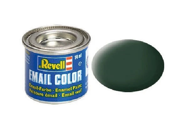 REVELL Enamel 14 ml. dark green mat RAF