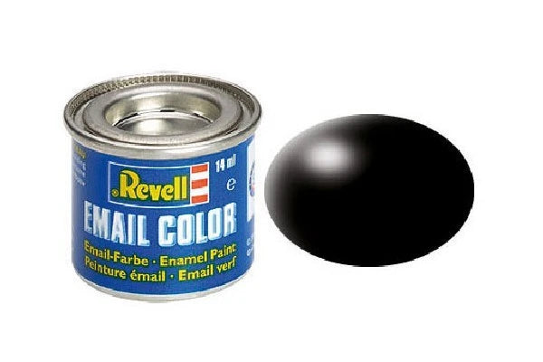 REVELL Enamel 14 ml. black silk