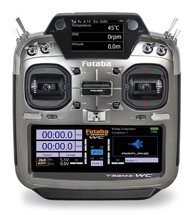 Futaba T32MZ-WC Radio FASSTest26 R7208SB