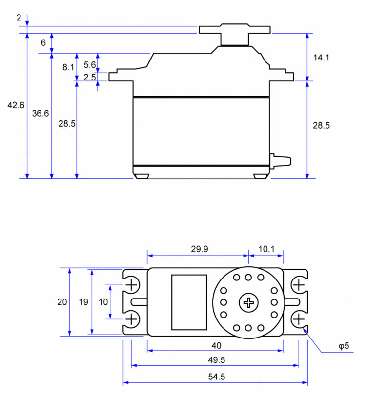 Futaba S-C401 Car Servo 13.8kg 0.09s HV S.BUS