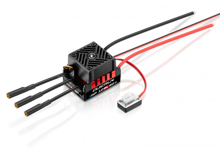 Hobbywing 30107300 QuicRun WP 10BL60 G2 Sensorless ESC 2-3S 1/10 Bil