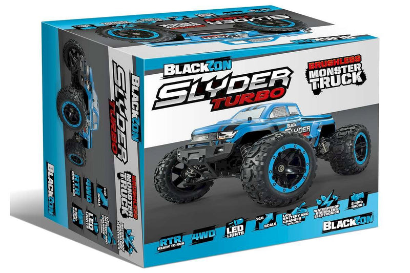 BLACKZON Slyder MT Turbo 1/16 4WD Fjernstyret Bil