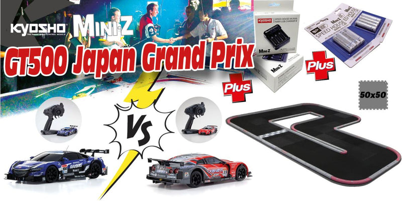 Kyosho Grand Prix Bane 50 Mini-Z Japan GT500 Sæt