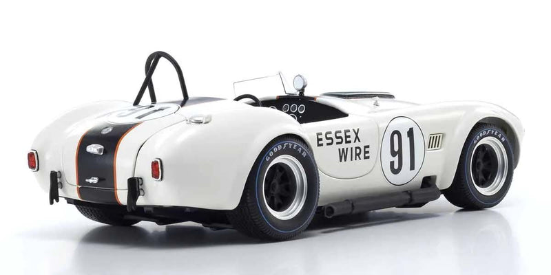 Kyosho 1/18 Shelby Cobra 427 S/C Essex Wire Bridgehampton 1965 Nr.91 Modelbil