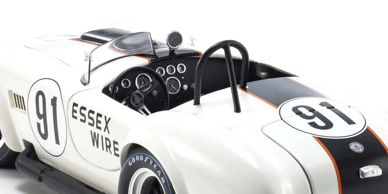 Kyosho 1/18 Shelby Cobra 427 S/C Essex Wire Bridgehampton 1965 Nr.91 Modelbil