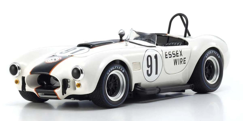 Kyosho 1/18 Shelby Cobra 427 S/C Essex Wire Bridgehampton 1965 Nr.91 Modelbil