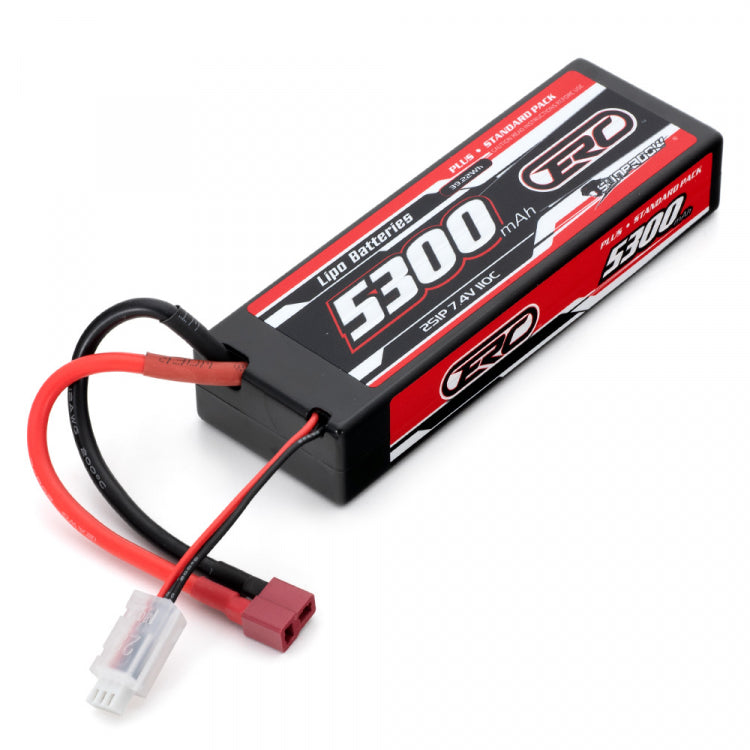 Sunpadow 2S 7,4V 5300mAh 110C Hard T-Connector Li-Po Batteri