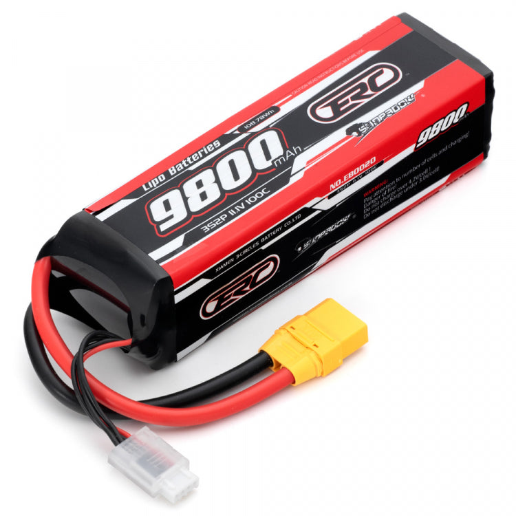 Sunpadow 3S 11,1V 9800mAh 100C XT90-Connector Li-Po Batteri