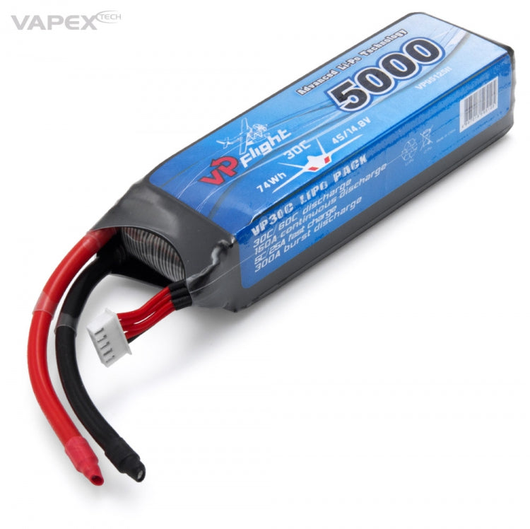 Vapex Li-Po Batteri 4S 14,8V 5000mAh 30C PREMIUM